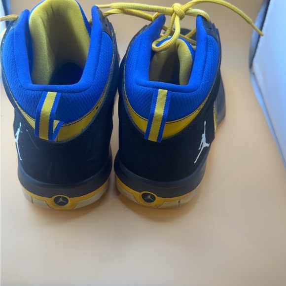 Size 12 mens Jordan High-Top Sneakers - Black and Blue - Picture 5 of 5